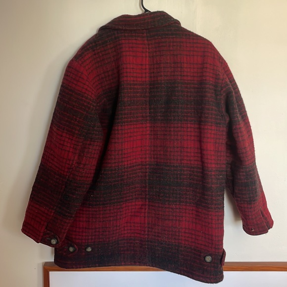 Vintage Eddie Bauer Plaid Wool Jacket USA - Picture 8 of 9